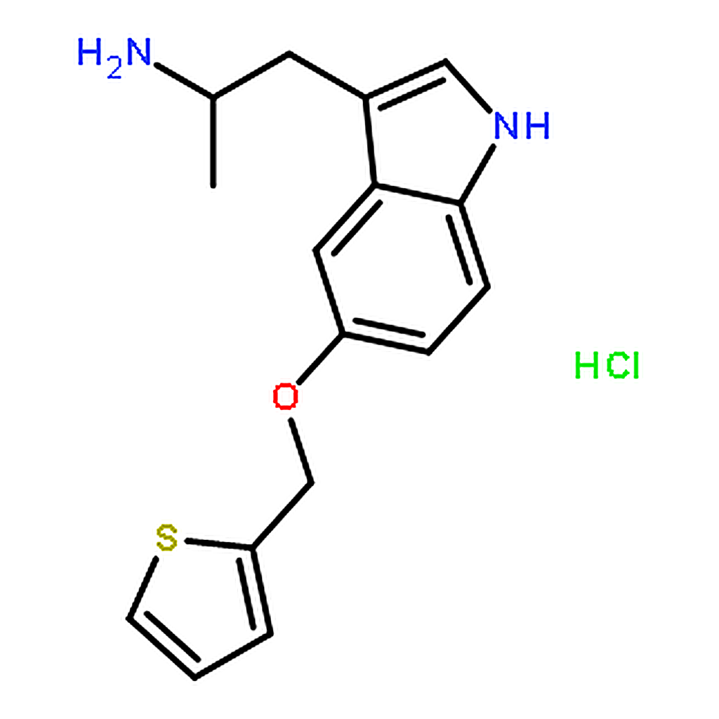 RHAWN -methyl-5-(2-thienylmethoxy)-1H-Indole-3-ethanamine monohydrochloride