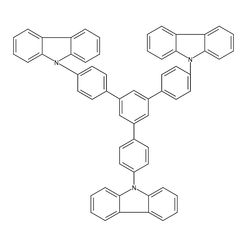 RHAWN 1,3,5-Tris[4-(9-carbazolyl)phenyl]benzene