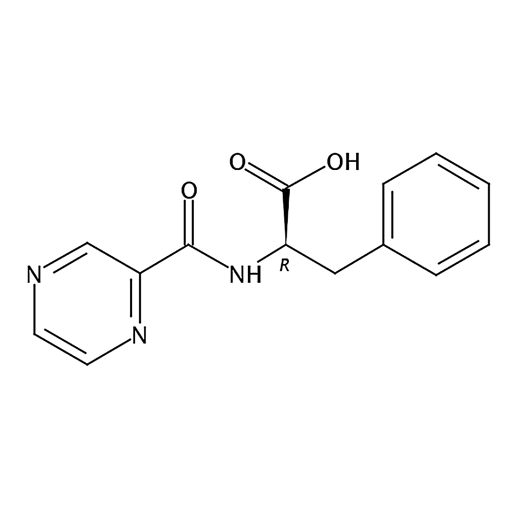 RHAWN (R)-3-Phenyl-2-(pyrazine-2-carboxamido)propanoic acid