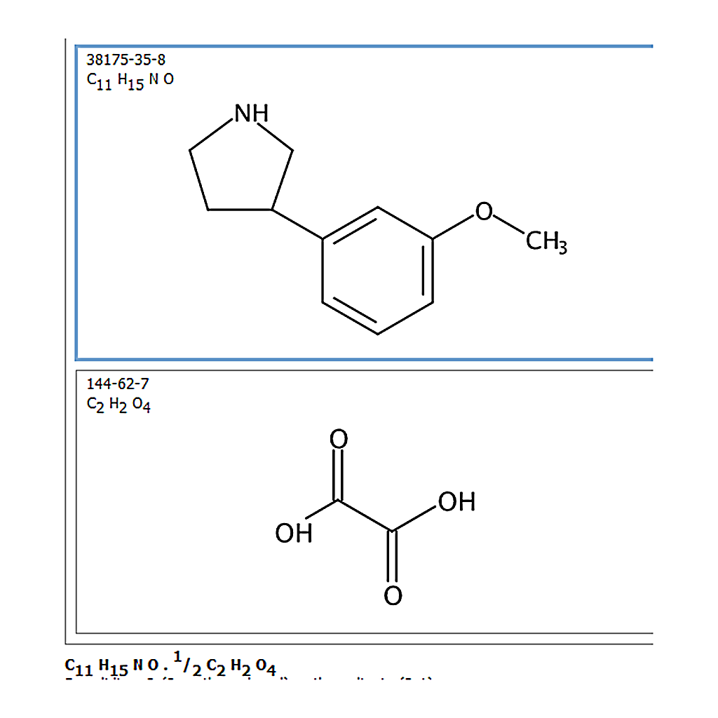 RHAWN 3-(3-Methoxyphenyl)pyrrolidine oxalate(2:1)