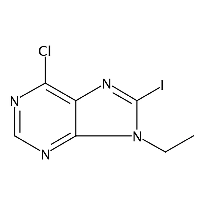 RHAWN 6-chloro-9-ethyl-8-iodo-9H-purine