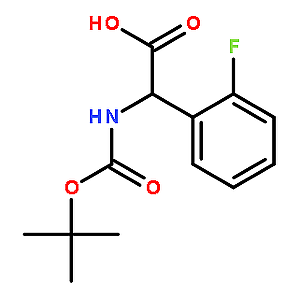 RHAWN 2-((tert-Butoxycarbonyl)amino)-2-(2-fluorophenyl)acetic acid