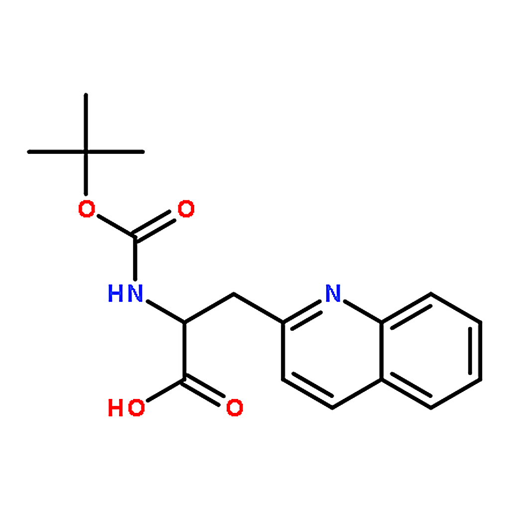 RHAWN (S)-2-((tert-Butoxycarbonyl)amino)-3-(quinolin-2-yl)propanoic acid