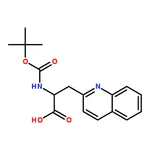 RHAWN (S)-2-((tert-Butoxycarbonyl)amino)-3-(quinolin-2-yl)propanoic acid
