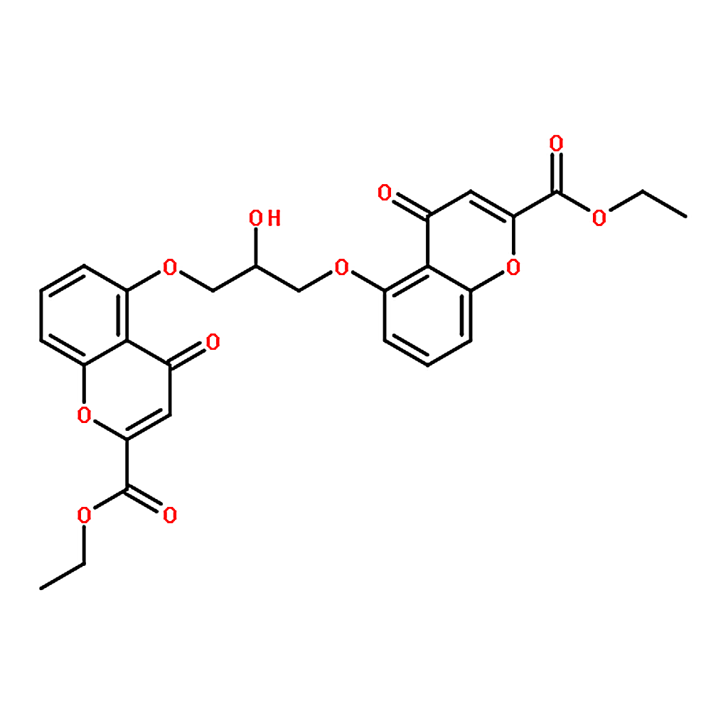 RHAWN Diethyl 5,5'-((2-hydroxypropane-1,3-diyl)bis(oxy))bis(4-oxo-4H-chromene-2-carboxylate)