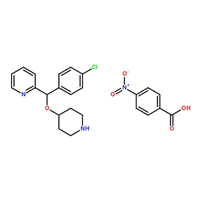RHAWN 2-((4-Chlorophenyl)(piperidin-4-yloxy)methyl)pyridine 4-nitrobenzoate