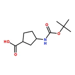 RHAWN (1S,3S)-3-((tert-Butoxycarbonyl)amino)cyclopentanecarboxylic acid...