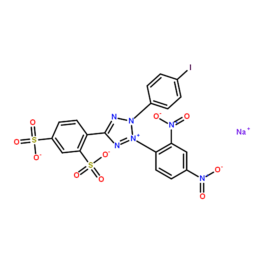 RHAWN Sodium 4-[3-(4-iodophenyl)-2-(2,4-dinitrophenyl)-2H-5-tetrazolio]-1,3-benzene disulfonate