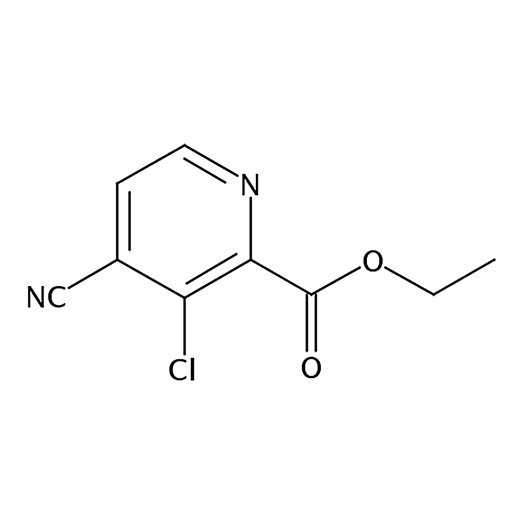RHAWN Ethyl 3-chloro-4-cyanopicolinate