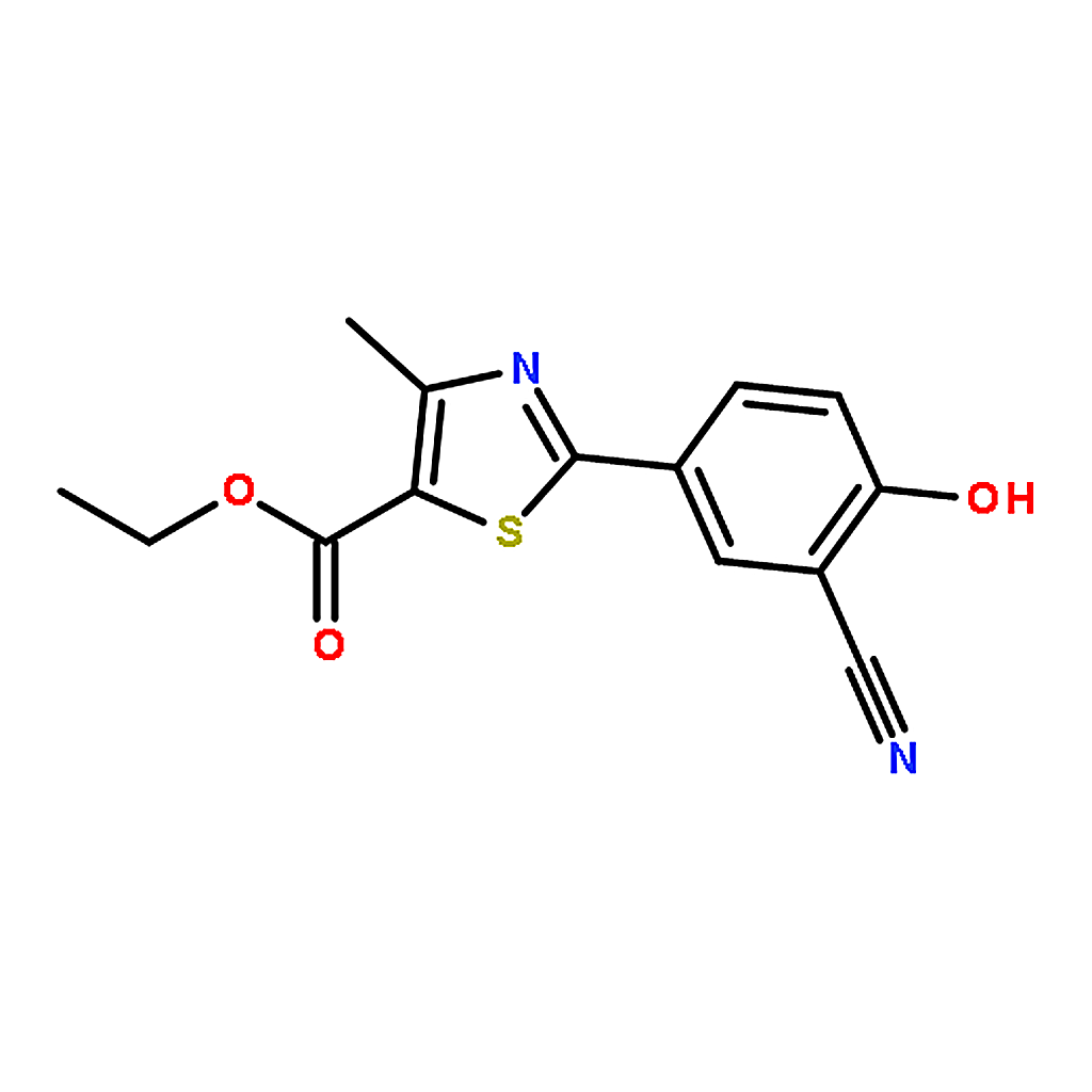RHAWN Ethyl 2-(3-cyano-4-hydroxyphenyl)-4-methylthiazole-5-carboxylate