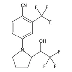 RHAWN 4-(2-(2,2,2-Trifluoro-1-hydroxyethyl)pyrrolidin-1-yl)-2-(trifluoromethyl)benzonitrile