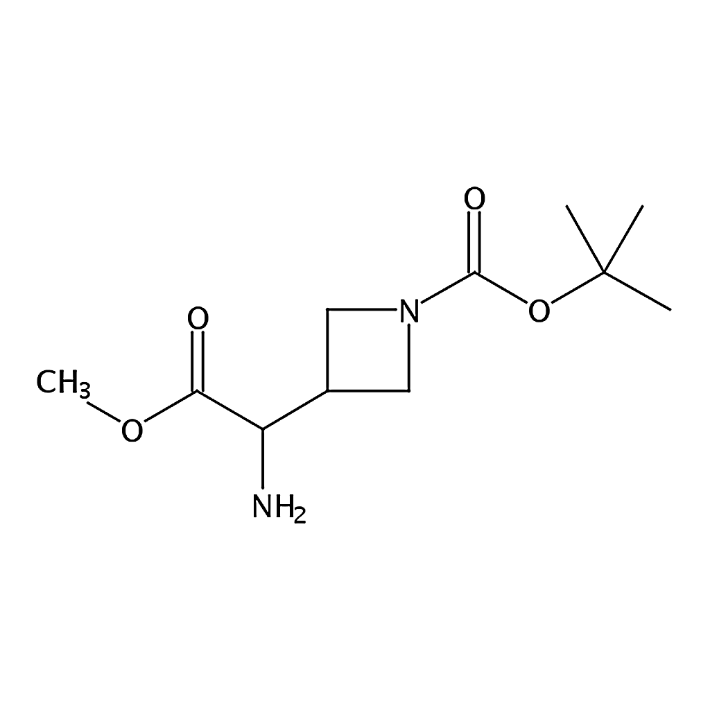 RHAWN tert-Butyl 3-(1-amino-2-methoxy-2-oxoethyl)azetidine-1-carboxylate