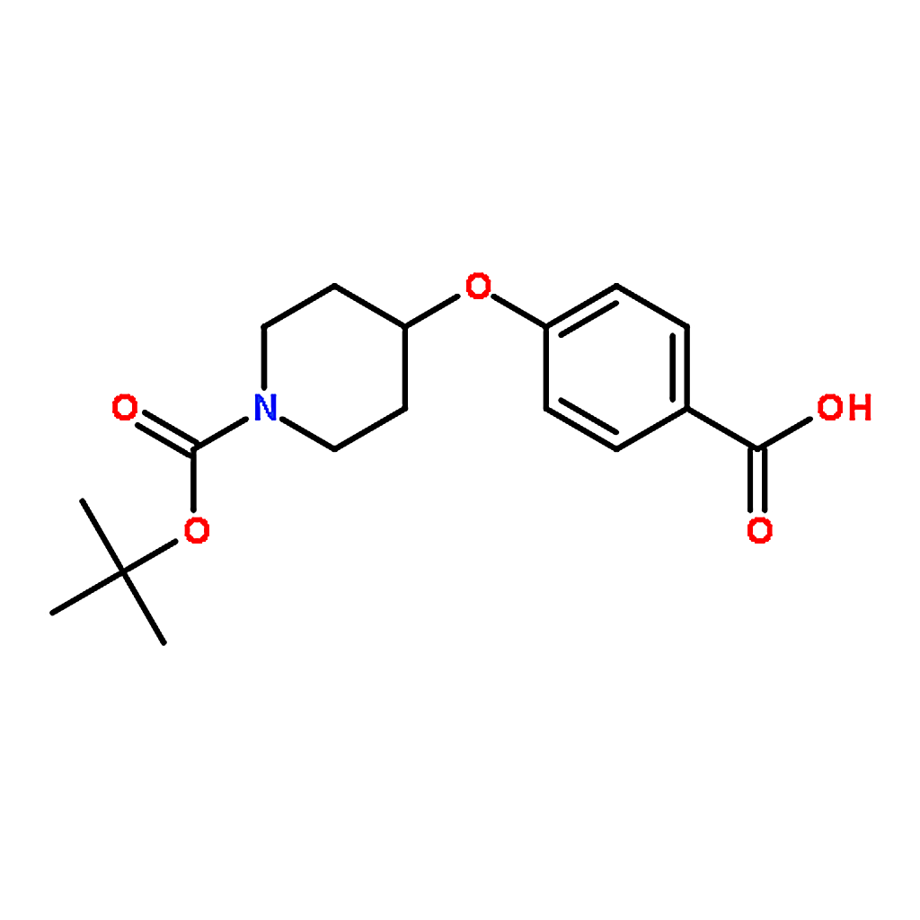 RHAWN 4-((1-(Tert-butoxycarbonyl)piperidin-4-yl)oxy)benzoicacid