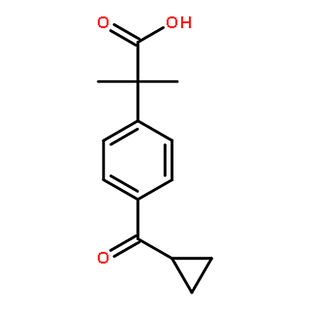 RHAWN 4-(Cyclopropylcarbonyl)-，-dimethylbenzeneacetic Acid