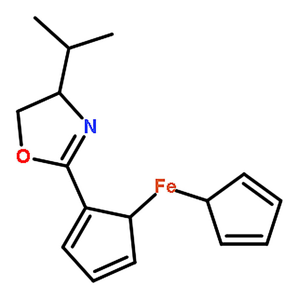 RHAWN [(4S)-4，5-Dihydro-4-(1-methylethyl)-2-oxazolyl]ferrocene