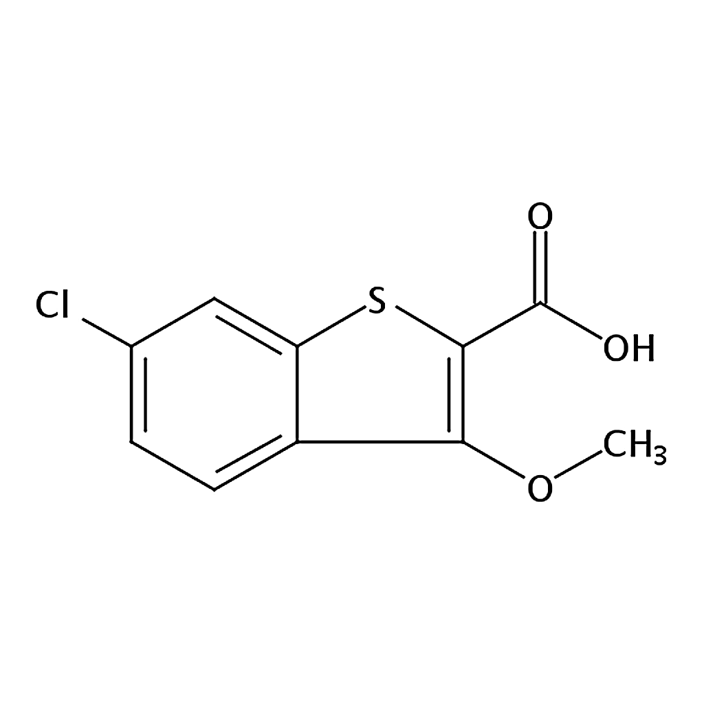 RHAWN 6-Chloro-3-methoxybenzo[b]thiophene-2-carboxylic acid