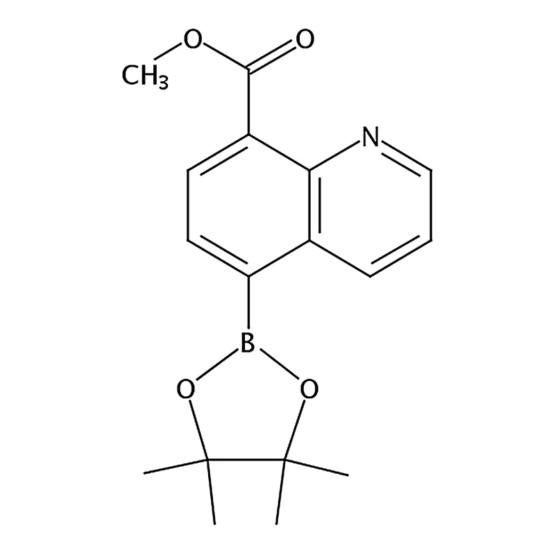 RHAWN Methyl 5-(4,4,5,5-tetramethyl-1,3,2-dioxaborolan-2-yl)quinoline-8-carboxylate
