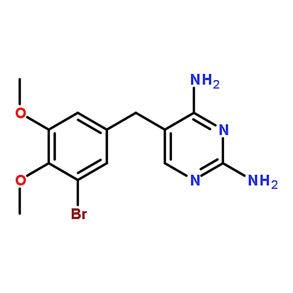 RHAWN 5-(3-Bromo-4,5-dimethoxybenzyl)pyrimidine-2,4-diamine