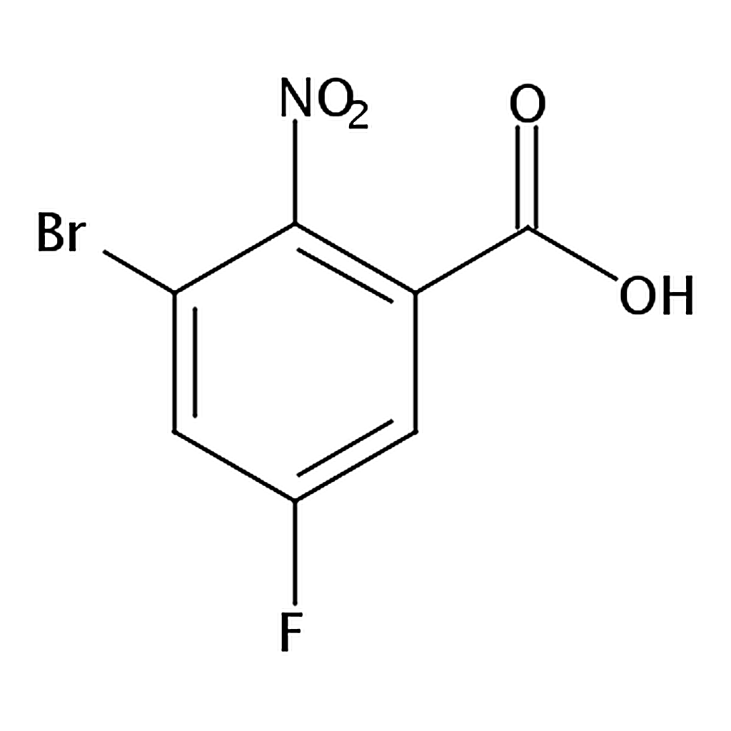 RHAWN 3-Bromo-5-fluoro-2-nitrobenzoic acid