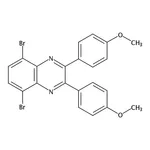RHAWN 5,8-Dibromo-2,3-bis(4-methoxyphenyl)quinoxaline