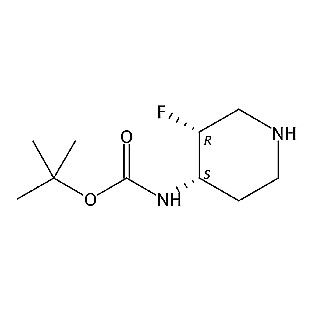 RHAWN tert-Butyl ((3R,4S)-3-fluoropiperidin-4-yl)carbamate
