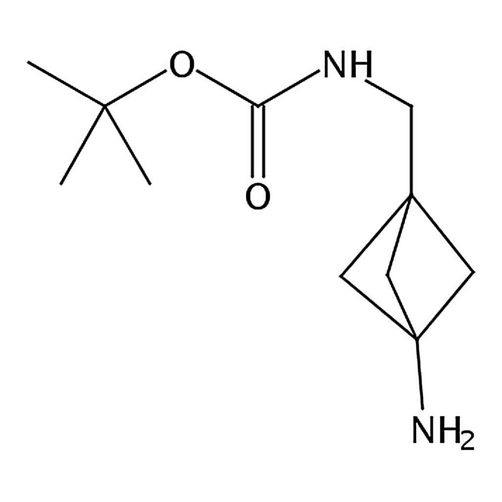 RHAWN tert-Butyl ((3-aminobicyclo[1.1.1]pentan-1-yl)methyl)carbamate
