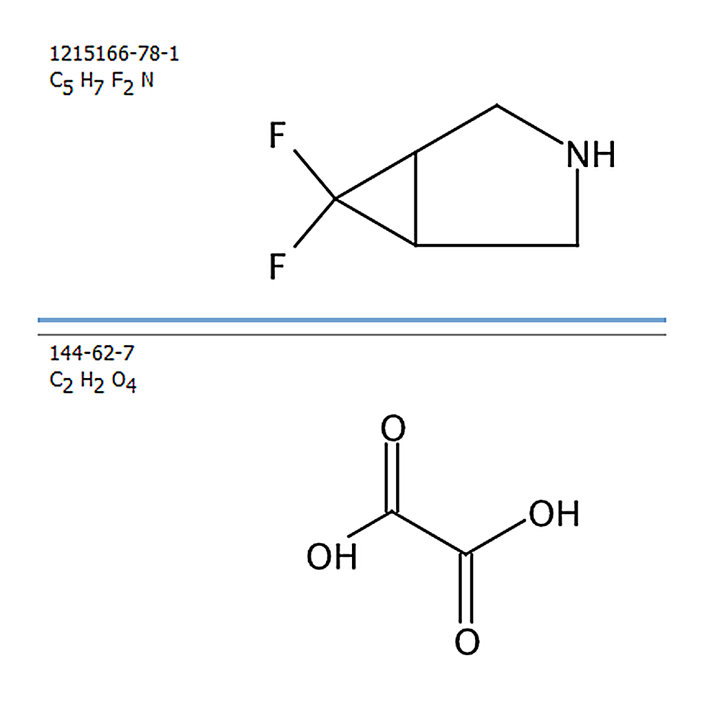 RHAWN 6，6-difluoro-3-azabicyclo[3.1.0]hexane hemioxalate