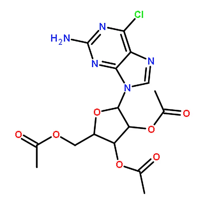 RHAWN 2',3',5'-Tri-O-acetyl-2-amino-6-chloropurine Riboside
