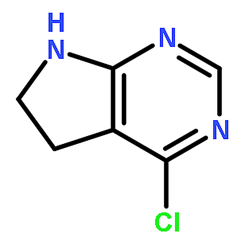 RHAWN 4-Chloro-6，7-dihydro-5H-pyrrolo[2，3-d]pyrimidine