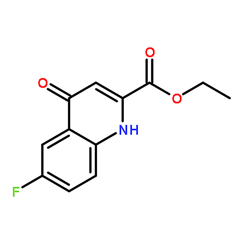 RHAWN Ethyl 6-fluoro-4-hydroxyquinoline-2-carboxylate