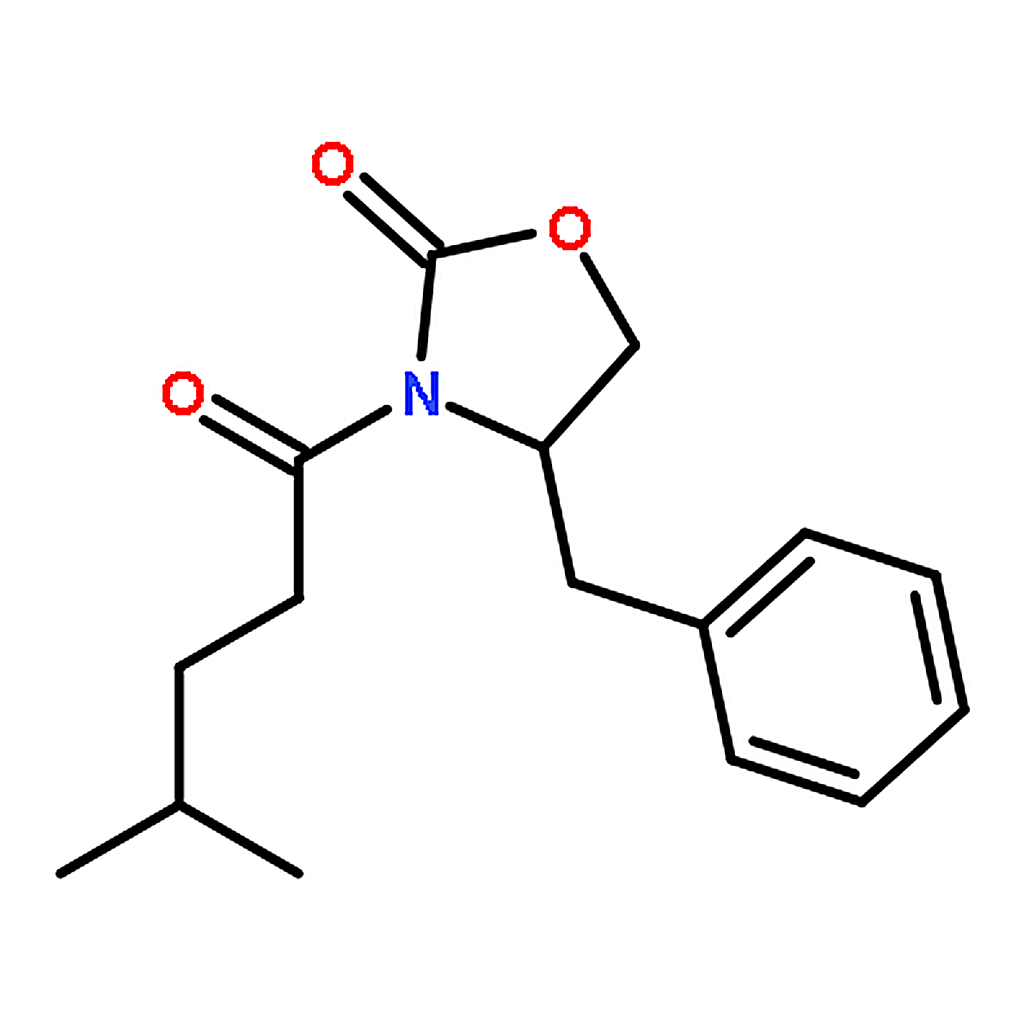 RHAWN 3-(3'-ISOPROPYL-1-OXOPROPYL)-4(R)-(1-PHENYLMETHYL)-2-OXAZOLIDINONE