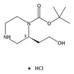 RHAWN (S)-tert-Butyl 2-(2-hydroxyethyl)piperazine-1-carboxylate hydrochloride