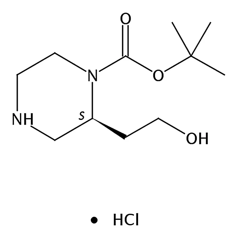 RHAWN (S)-tert-Butyl 2-(2-hydroxyethyl)piperazine-1-carboxylate hydrochloride
