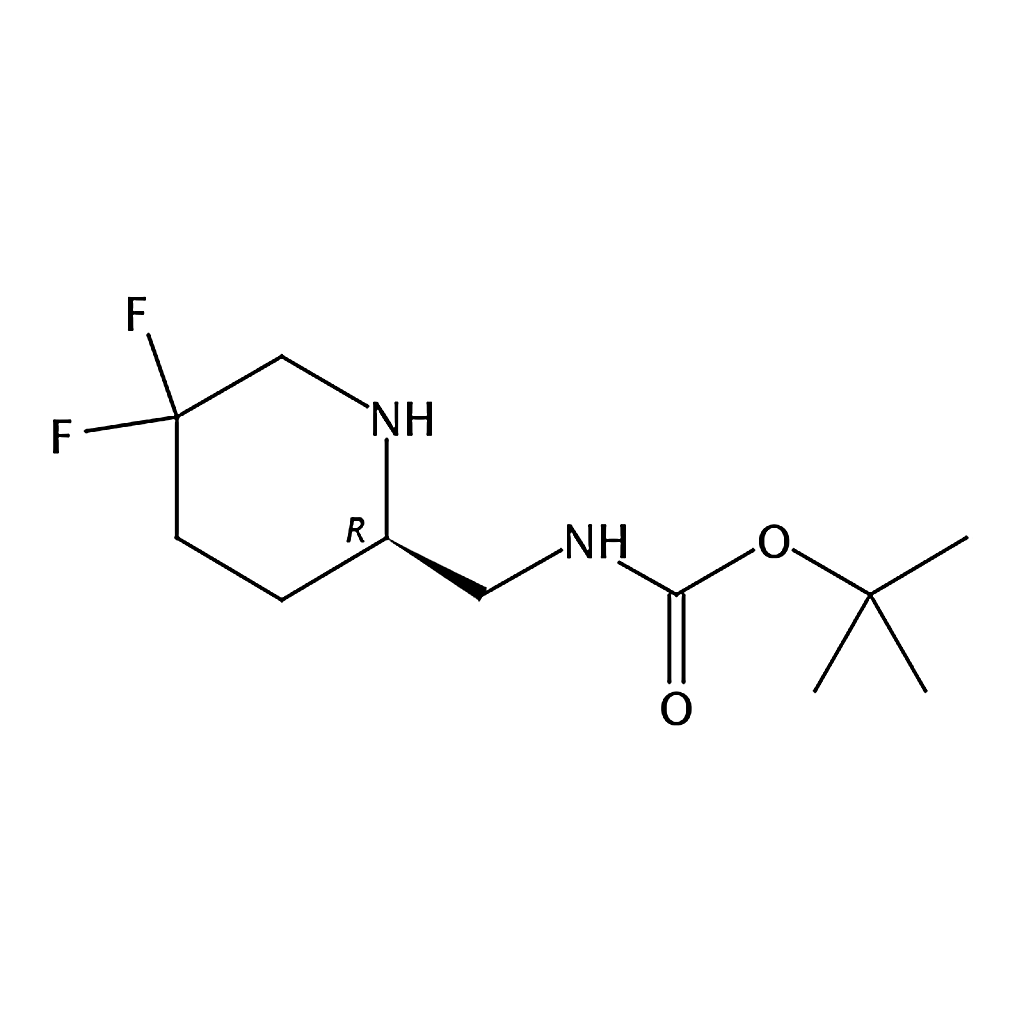RHAWN tert-butyl N-{[(2R)-5，5-difluoropiperidin-2-yl]methyl}carbamate