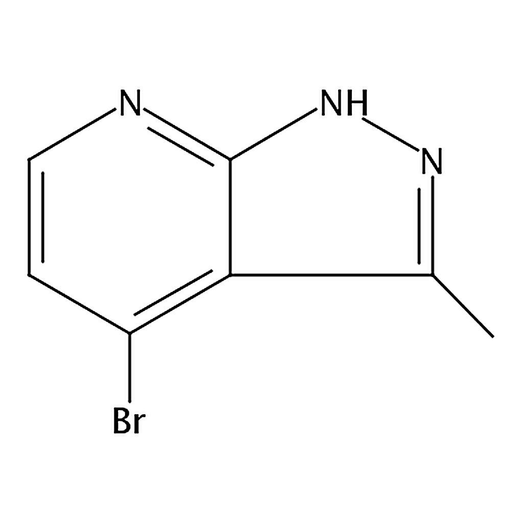 RHAWN 4-Bromo-3-methyl-1H-pyrazolo[3,4-b]pyridine