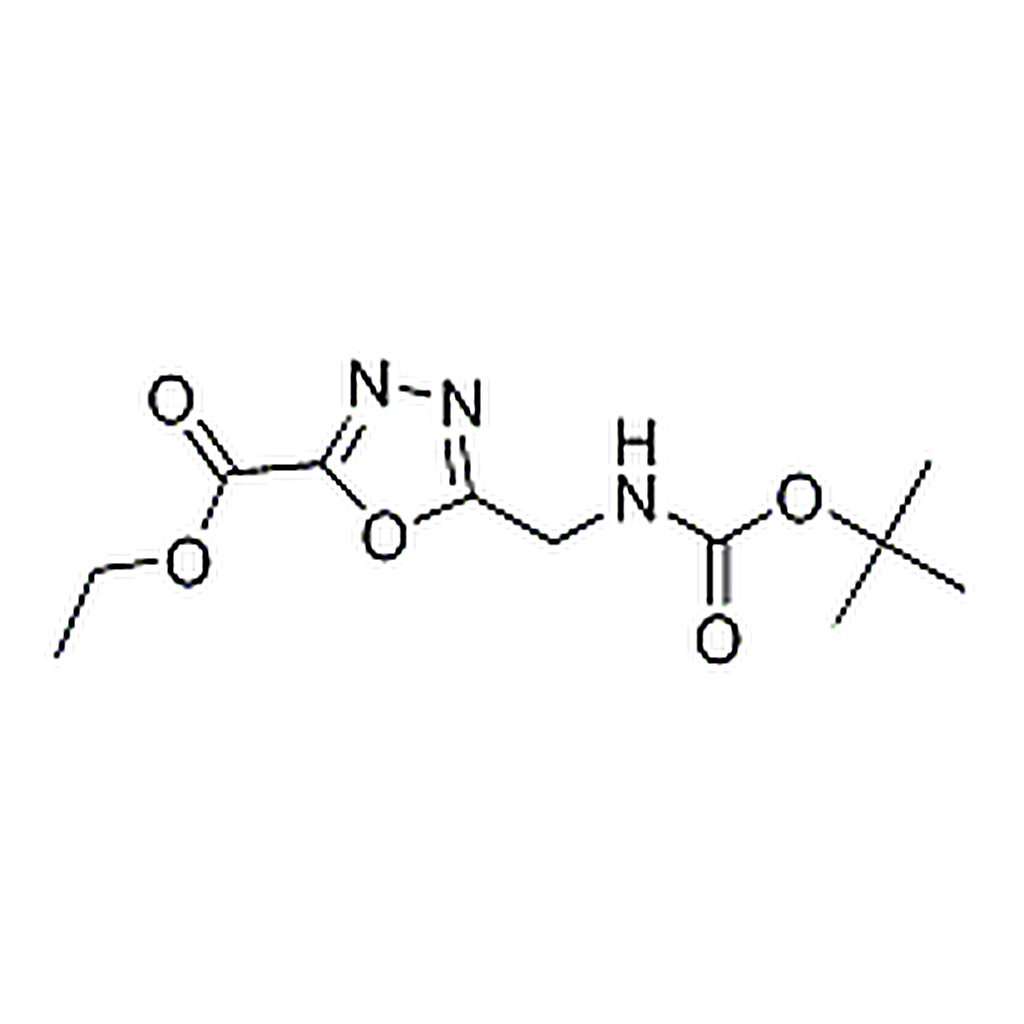RHAWN Ethyl 5-(((tert-butoxycarbonyl)amino)methyl)-1,3,4-oxadiazole-2-carboxylate