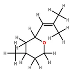 RHAWN Tetrahydro-4-methyl-2-(2-methyl-1-propenyl)-2H-pyran