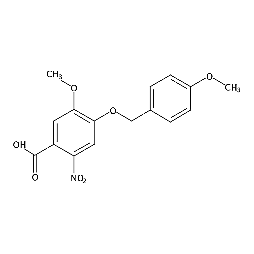 RHAWN 5-Methoxy-4-((4-methoxybenzyl)oxy)-2-nitrobenzoic acid