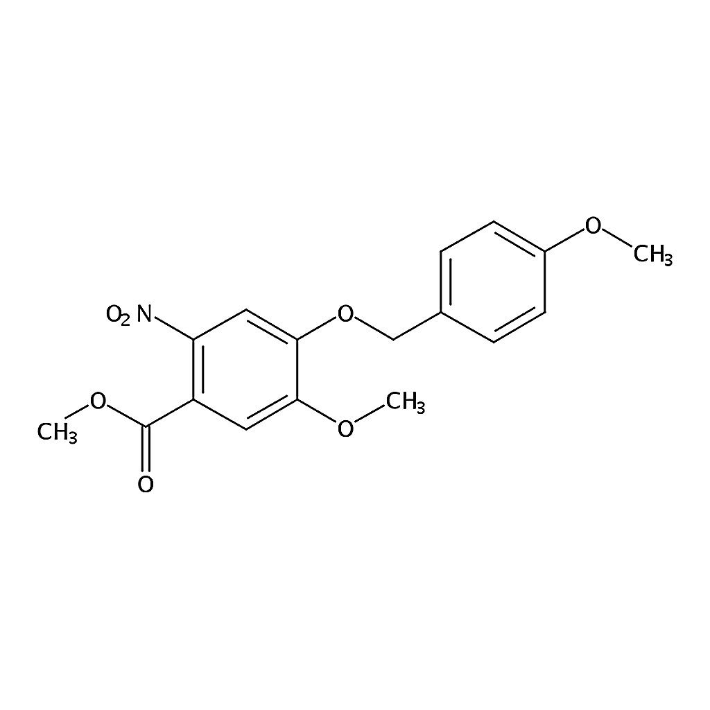 RHAWN Methyl 5-methoxy-4-((4-methoxybenzyl)oxy)-2-nitrobenzoate