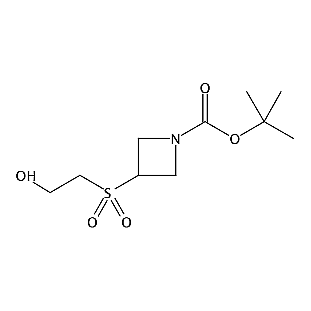 RHAWN tert-Butyl 3-((2-hydroxyethyl)sulfonyl)azetidine-1-carboxylate