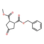 RHAWN cis-1-Benzyl 2-methyl 4-oxocyclopentane-1,2-dicarboxylate