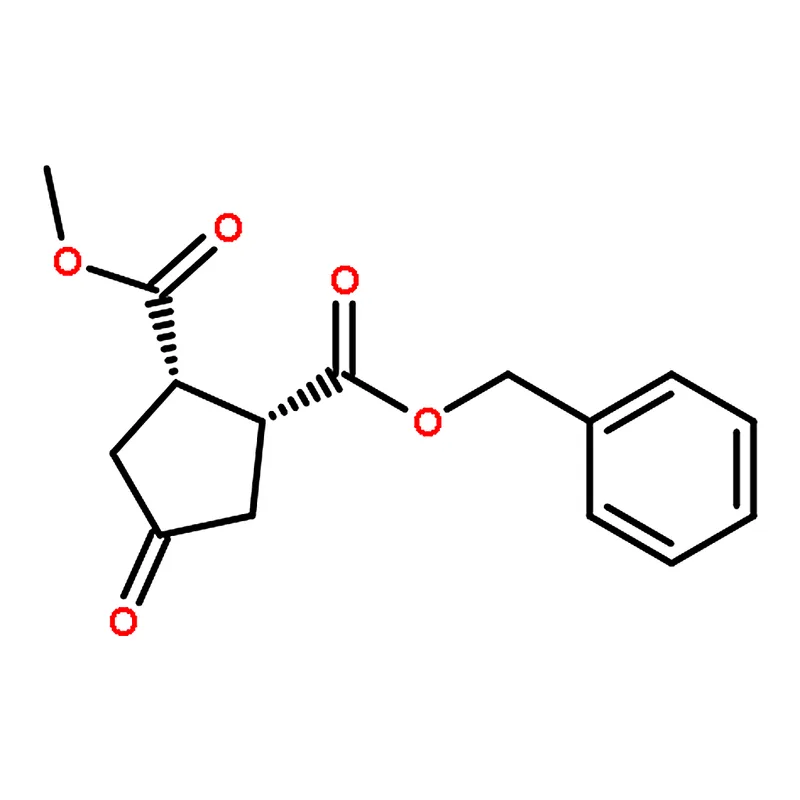 RHAWN cis-1-Benzyl 2-methyl 4-oxocyclopentane-1,2-dicarboxylate