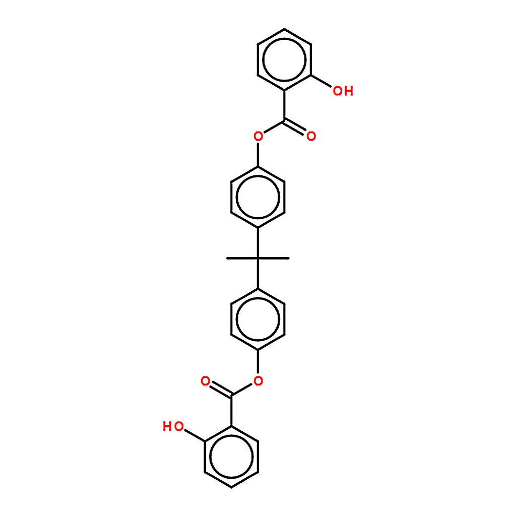 RHAWN Propane-2，2-diylbis(4，1-phenylene) bis(2-hydroxybenzoate)