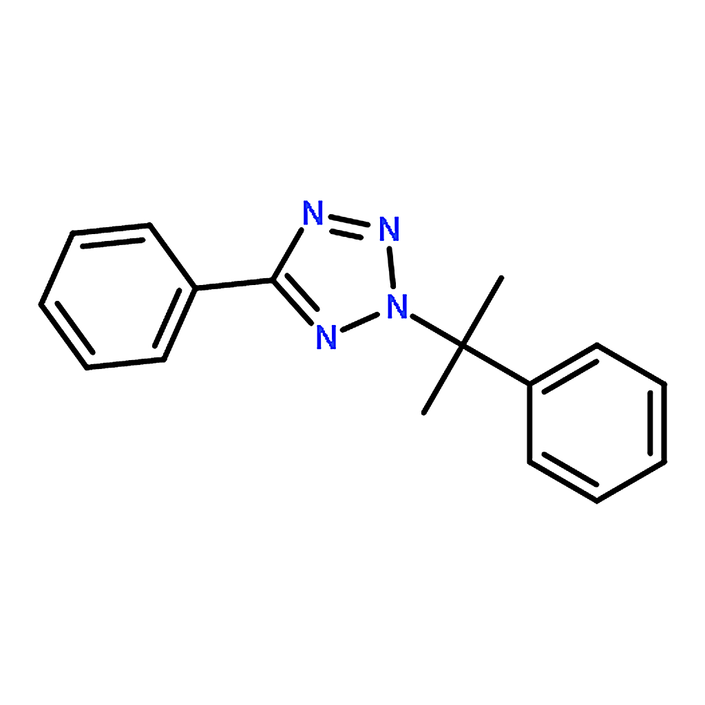 RHAWN 5-Phenyl-2-(2-phenylpropan-2-yl)-2H-tetrazole