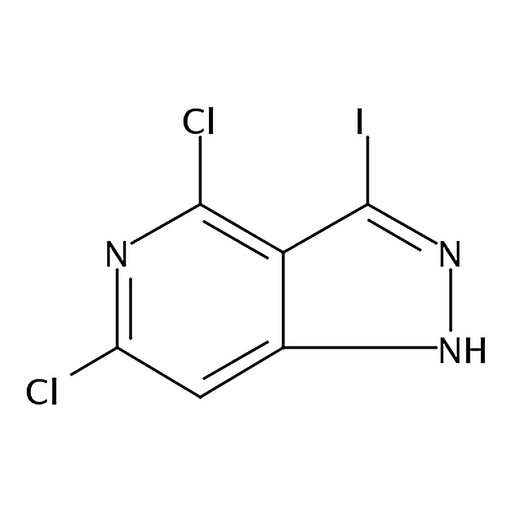 RHAWN 4,6-Dichloro-3-iodo-1H-pyrazolo[4,3-c]pyridine