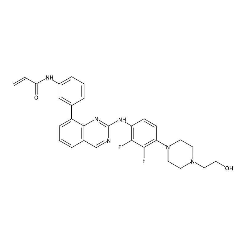 RHAWN N-(3-(2-((2,3-Difluoro-4-(4-(2-hydroxyethyl)piperazin-1-yl)phenyl)amino)quinazolin-8-yl)phen