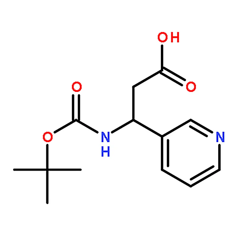 RHAWN 3-((tert-Butoxycarbonyl)amino)-3-(pyridin-3-yl)propanoic acid