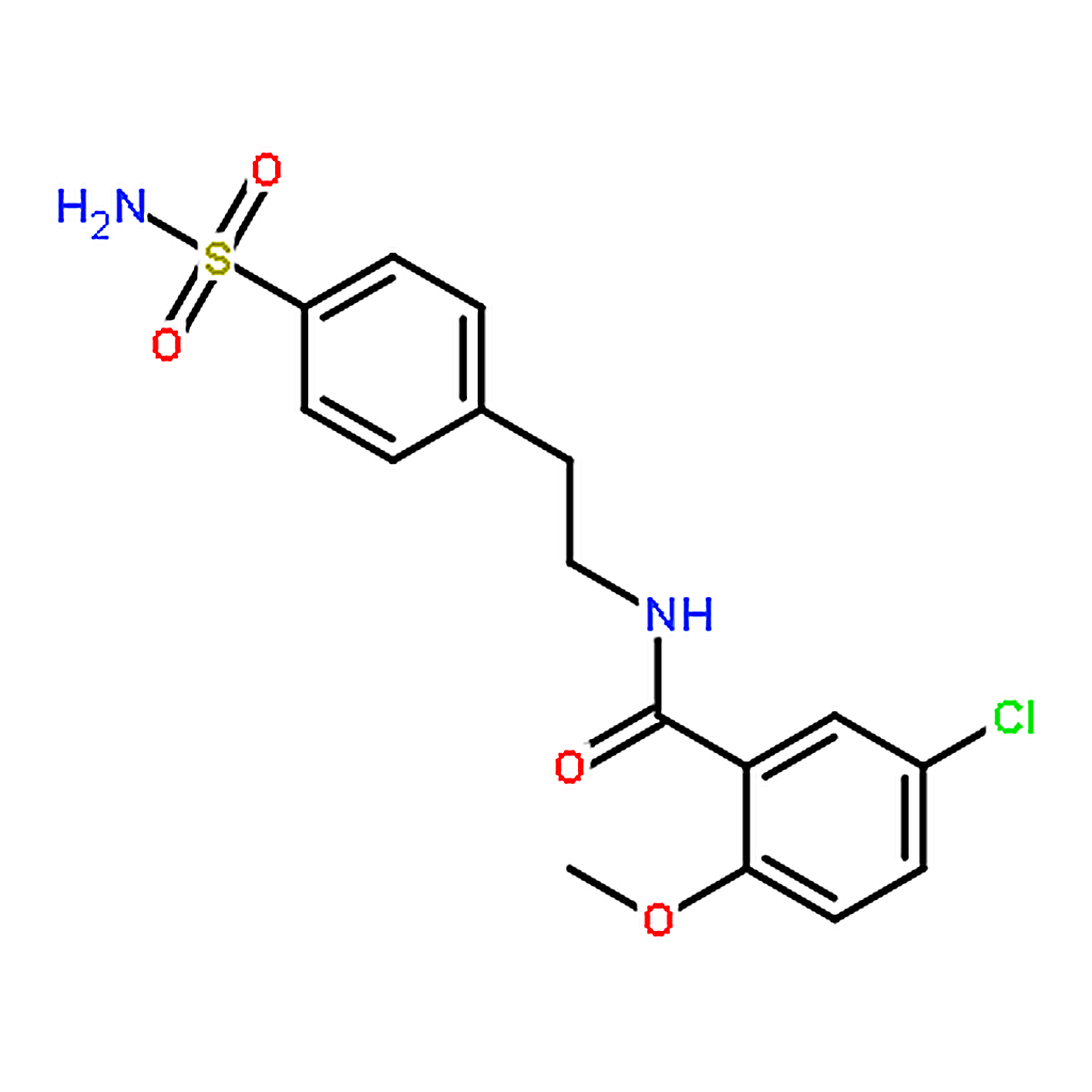 RHAWN 5-Chloro-2-methoxy-N-[2-(4-sulfamoylphenyl)ethyl]benzamide