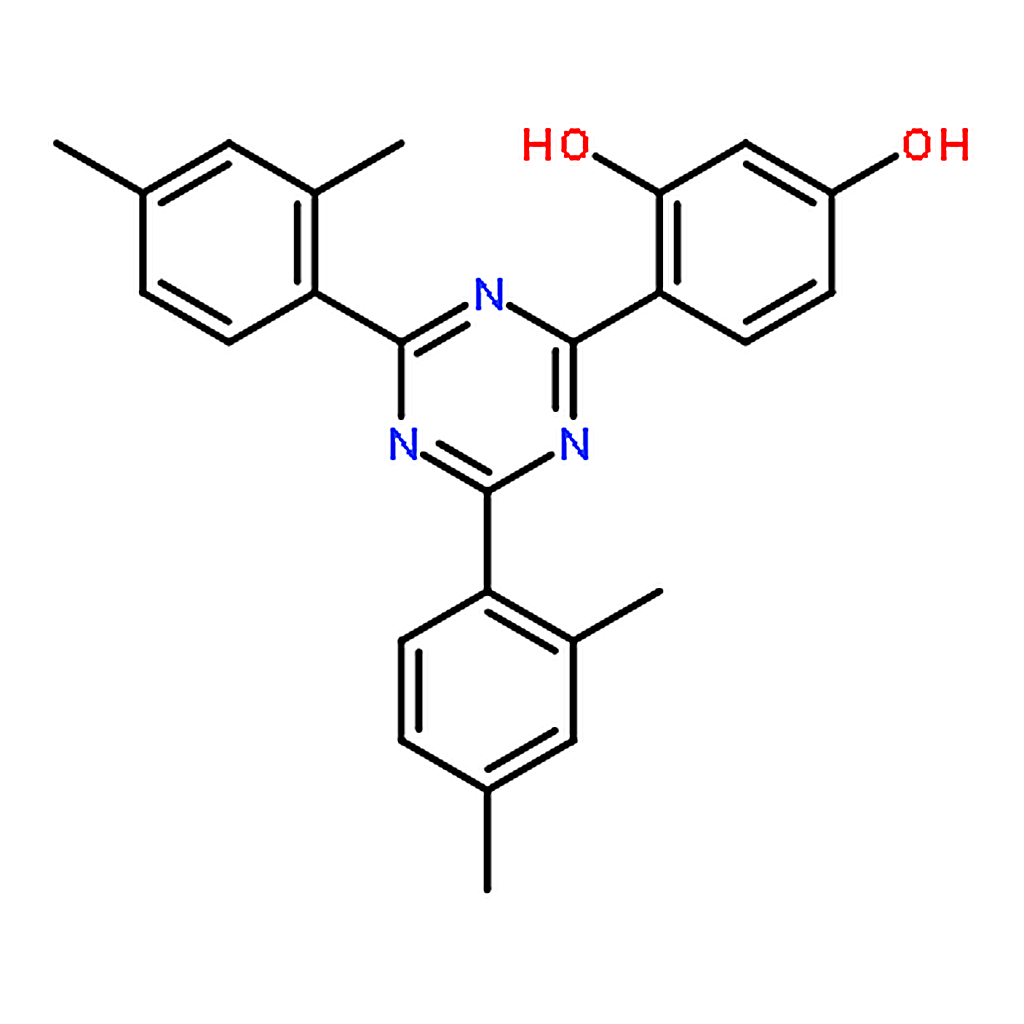 RHAWN 2-(2,4-Dihydroxyphenyl)-4,6-bis(2,4-dimethylphenyl)-1,3,5-triazine