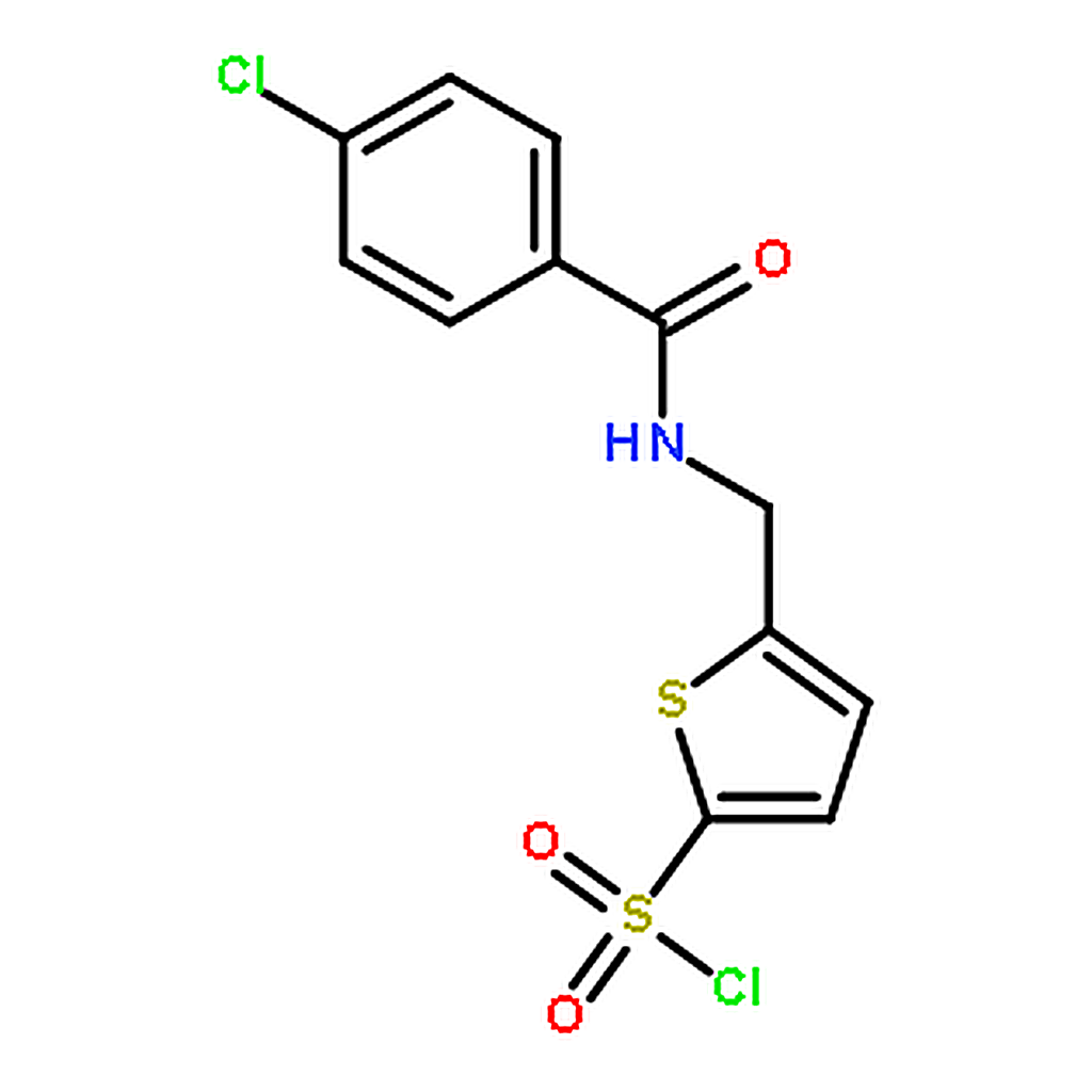 RHAWN 5-((4-Chlorobenzamido)methyl)thiophene-2-sulfonyl chloride